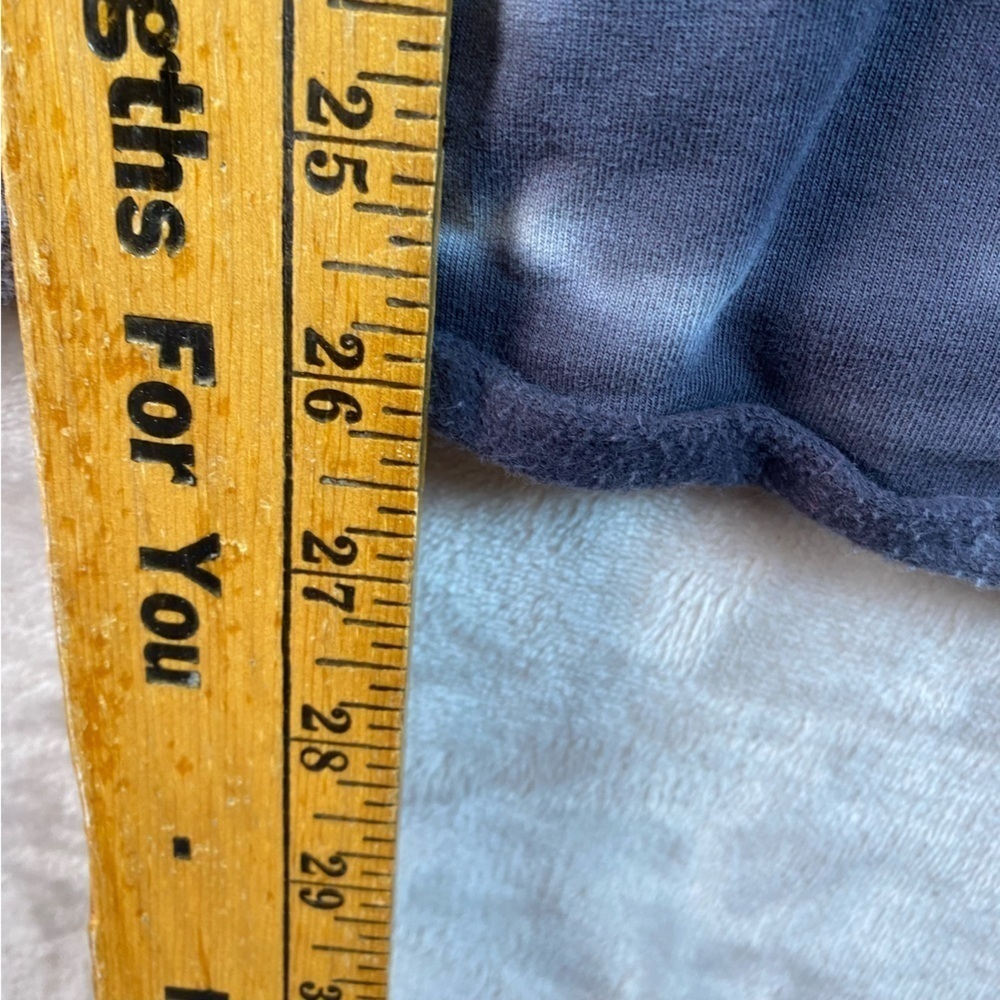 Soft Surroundings Hoodie Large Tie-Dye Gray &  Light Teal - Picture 7 of 8